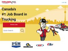Tablet Screenshot of driverlink.com